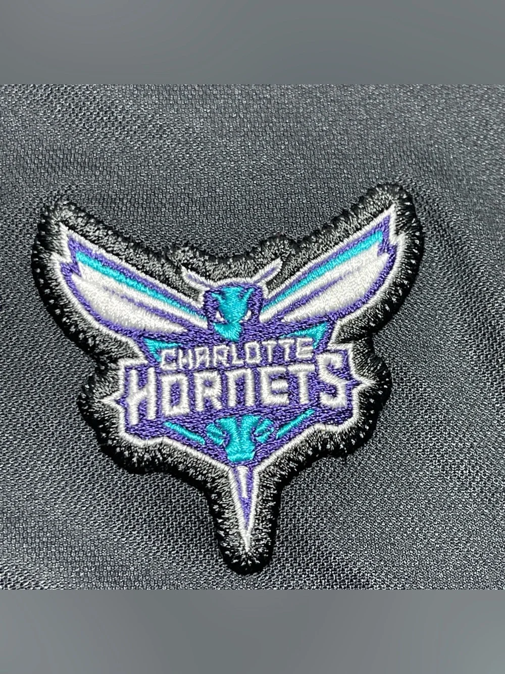 Jordan Charlotte Hornets NBA Dri-FIT Black Polo Shirt CN5893-011 Men's XL NWT